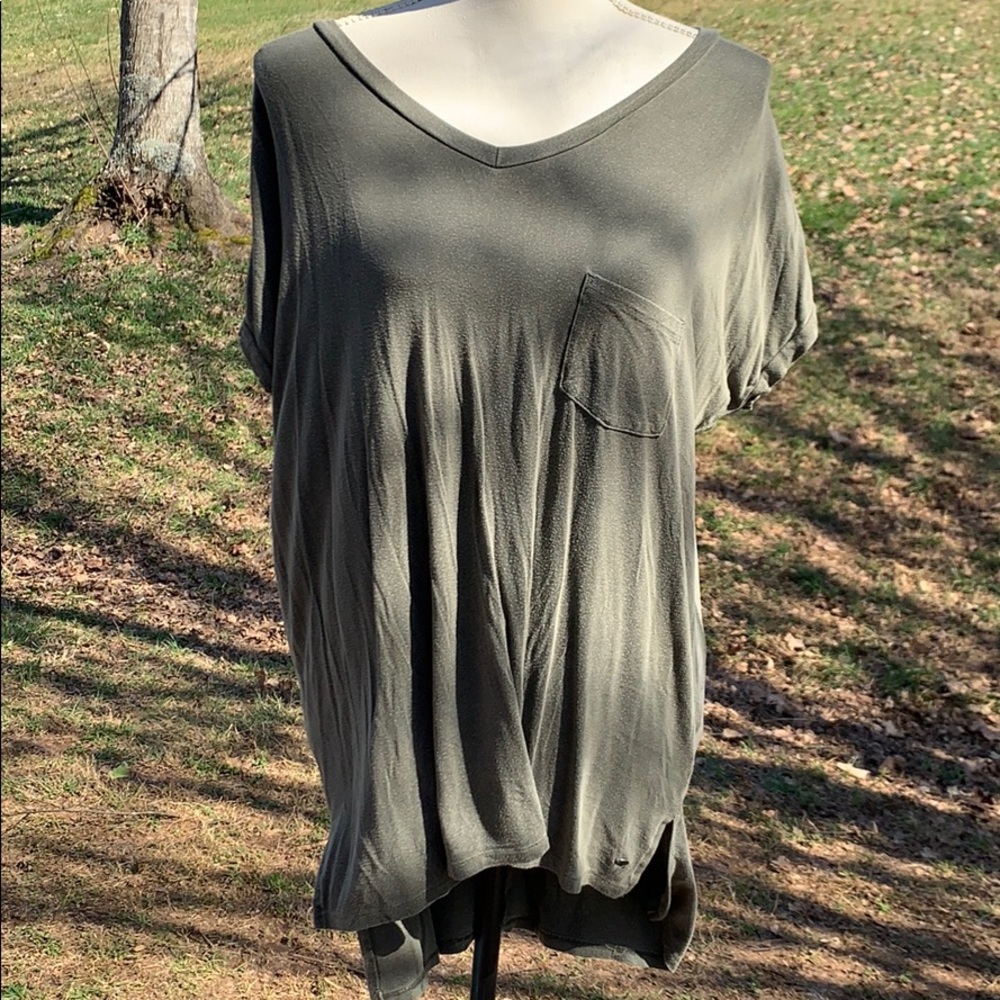 Green American Eagle soft and sexy tee
